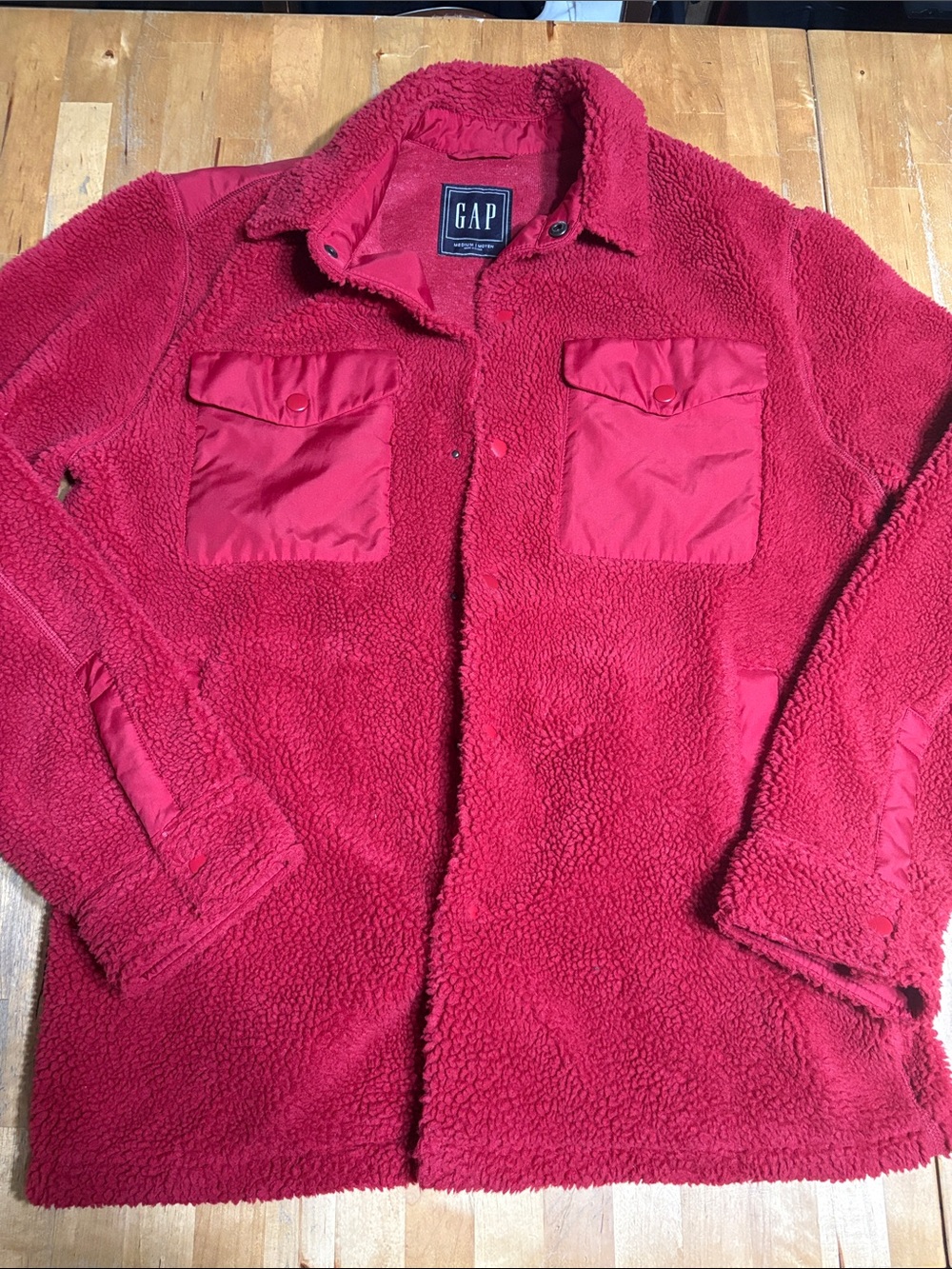 GAP Red Sherpa Jacket